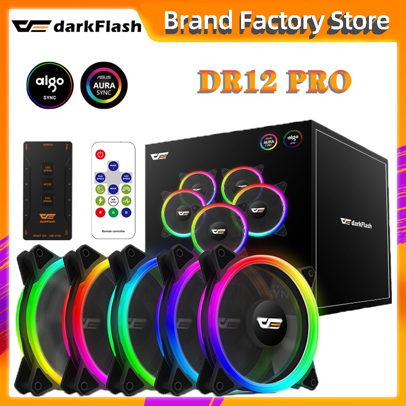 Darkflash-DR12 PRO 120mm ð  RGB  ӵ LED ..